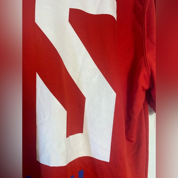 Philadelphia 76ers Simmons 25 NBA Red T-Shirt Short Sleeve Men's Size XL - Picture 5 of 6